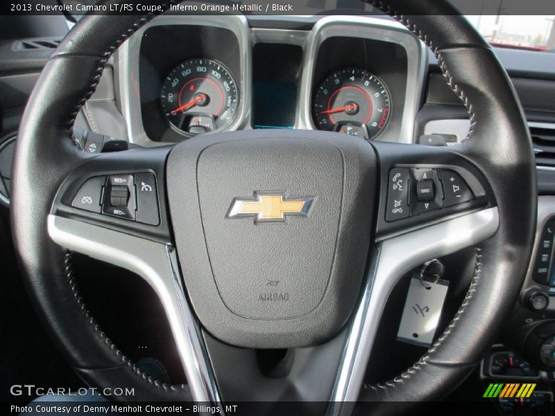 Inferno Orange Metallic / Black 2013 Chevrolet Camaro LT/RS Coupe