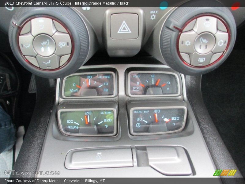 Inferno Orange Metallic / Black 2013 Chevrolet Camaro LT/RS Coupe