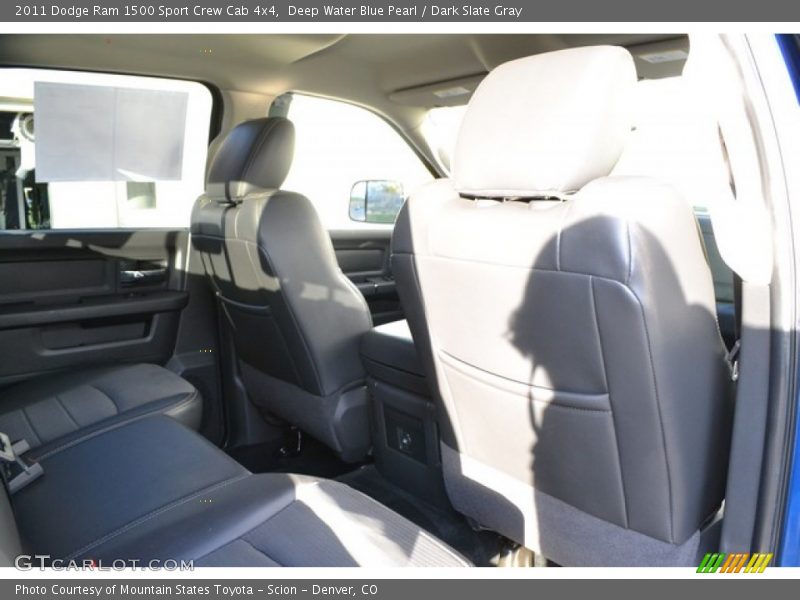 Deep Water Blue Pearl / Dark Slate Gray 2011 Dodge Ram 1500 Sport Crew Cab 4x4