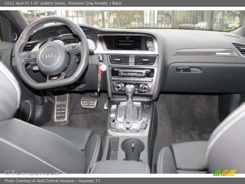 Monsoon Gray Metallic / Black 2013 Audi S4 3.0T quattro Sedan