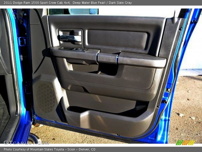 Deep Water Blue Pearl / Dark Slate Gray 2011 Dodge Ram 1500 Sport Crew Cab 4x4