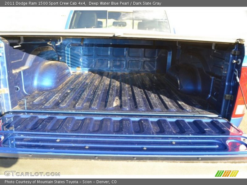 Deep Water Blue Pearl / Dark Slate Gray 2011 Dodge Ram 1500 Sport Crew Cab 4x4