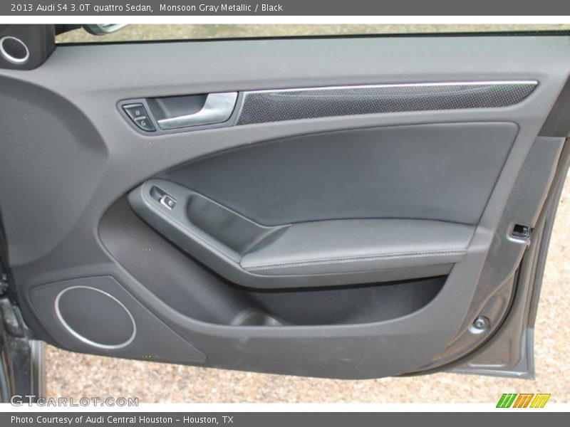 Monsoon Gray Metallic / Black 2013 Audi S4 3.0T quattro Sedan