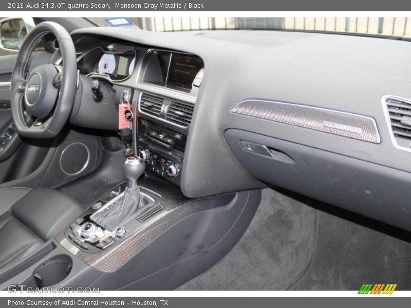 Monsoon Gray Metallic / Black 2013 Audi S4 3.0T quattro Sedan