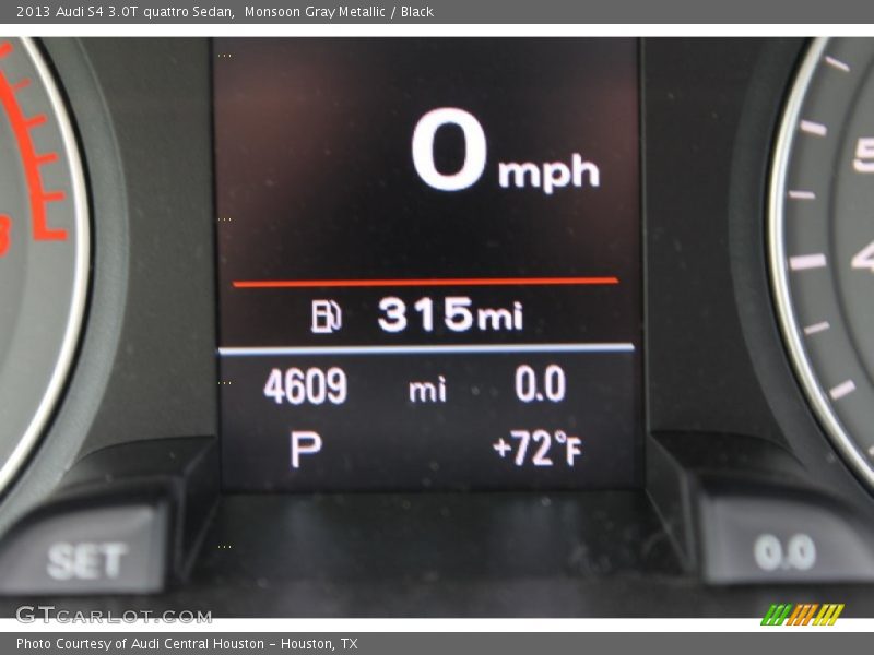 Monsoon Gray Metallic / Black 2013 Audi S4 3.0T quattro Sedan