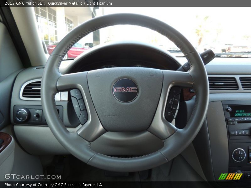 Quicksilver Metallic / Light Titanium 2013 GMC Yukon SLT