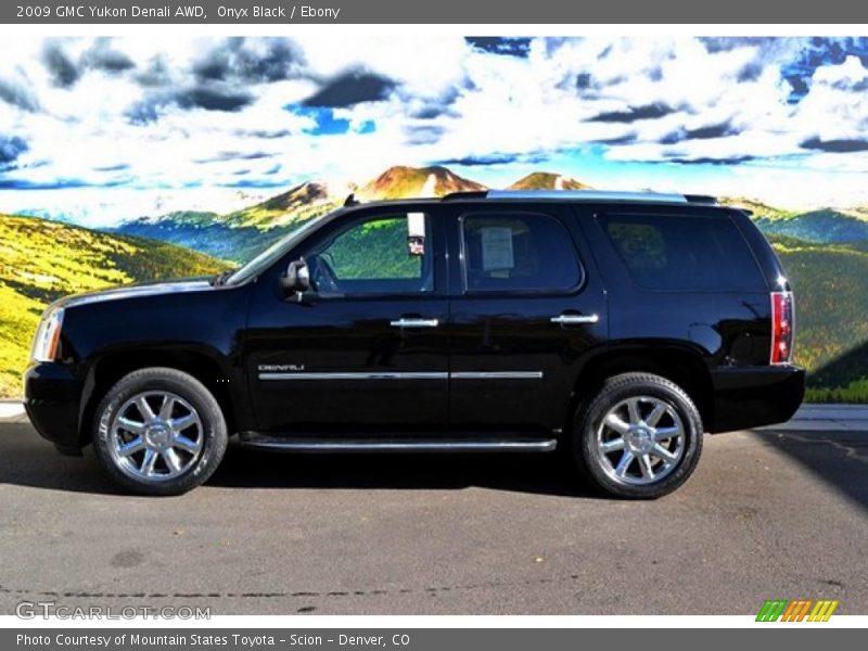 Onyx Black / Ebony 2009 GMC Yukon Denali AWD