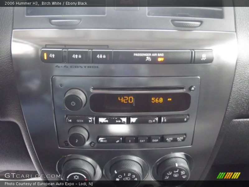 Birch White / Ebony Black 2006 Hummer H3