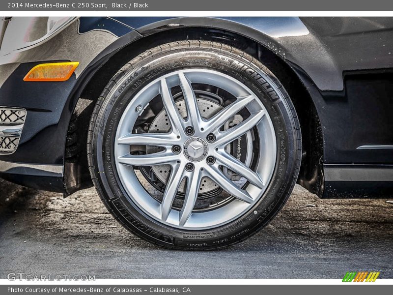 Black / Black 2014 Mercedes-Benz C 250 Sport