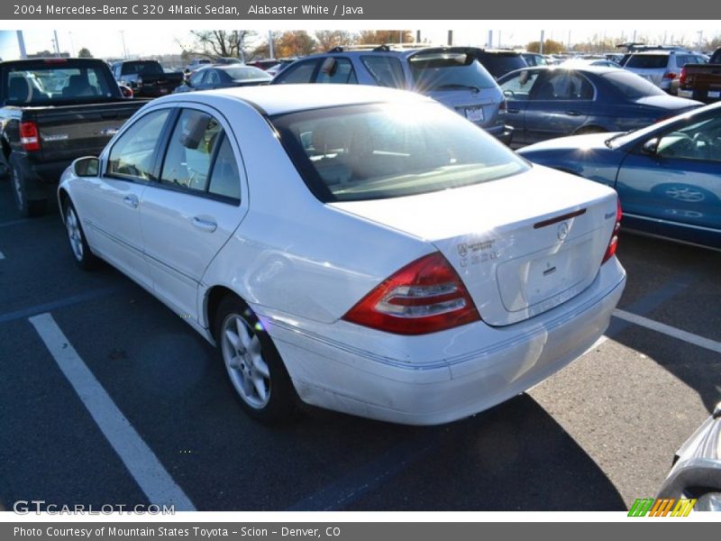 Alabaster White / Java 2004 Mercedes-Benz C 320 4Matic Sedan