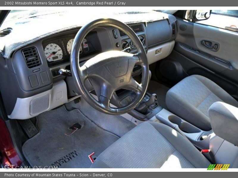 Cambridge Red Pearl / Gray 2002 Mitsubishi Montero Sport XLS 4x4