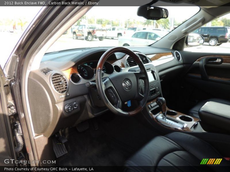 Carbon Black Metallic / Ebony 2012 Buick Enclave FWD