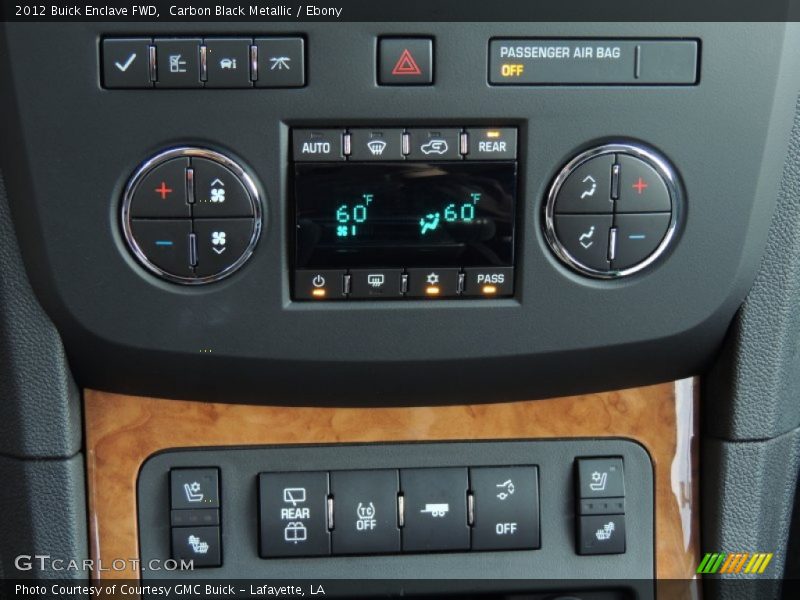 Carbon Black Metallic / Ebony 2012 Buick Enclave FWD