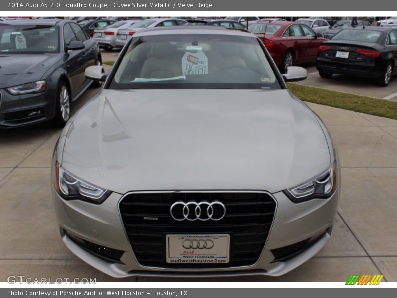 Cuvee Silver Metallic / Velvet Beige 2014 Audi A5 2.0T quattro Coupe