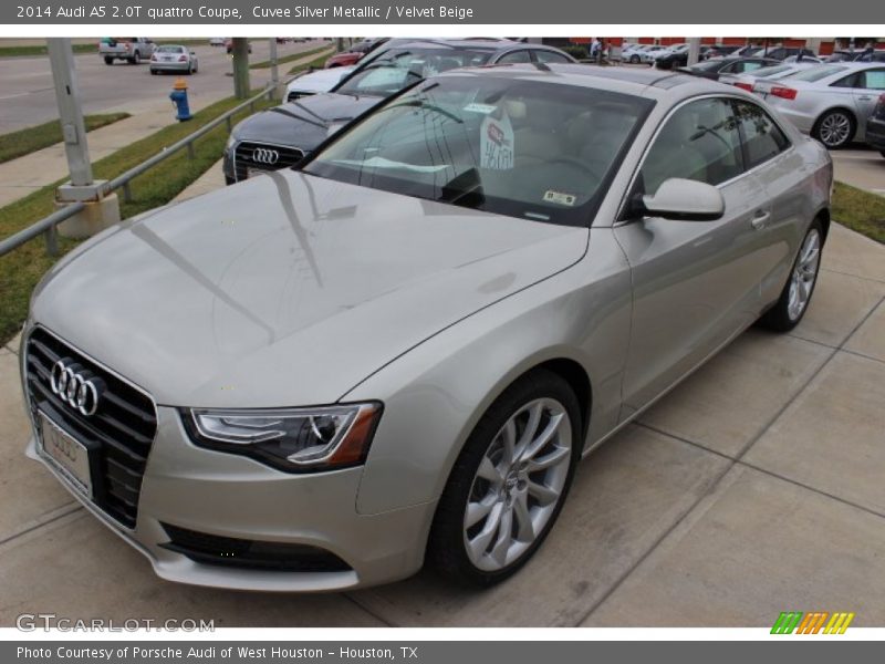 Cuvee Silver Metallic / Velvet Beige 2014 Audi A5 2.0T quattro Coupe