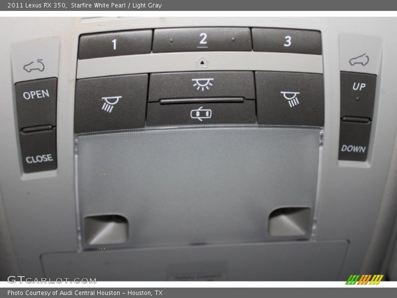 Starfire White Pearl / Light Gray 2011 Lexus RX 350