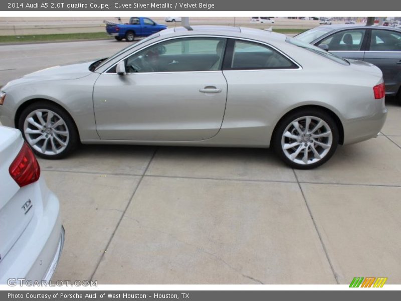 Cuvee Silver Metallic / Velvet Beige 2014 Audi A5 2.0T quattro Coupe