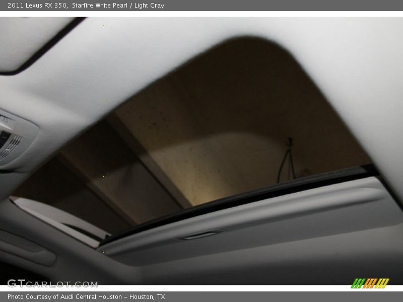 Starfire White Pearl / Light Gray 2011 Lexus RX 350