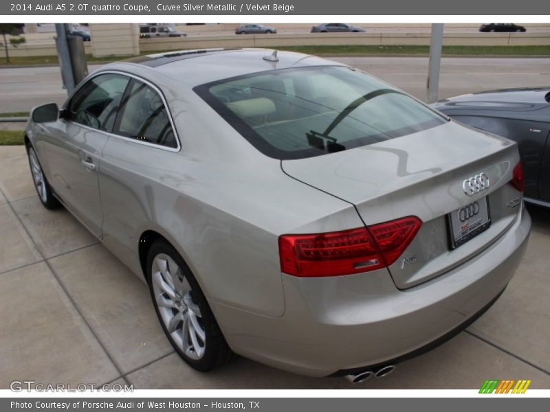 Cuvee Silver Metallic / Velvet Beige 2014 Audi A5 2.0T quattro Coupe