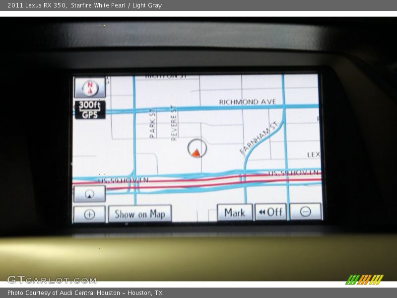 Starfire White Pearl / Light Gray 2011 Lexus RX 350