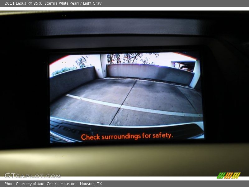 Starfire White Pearl / Light Gray 2011 Lexus RX 350