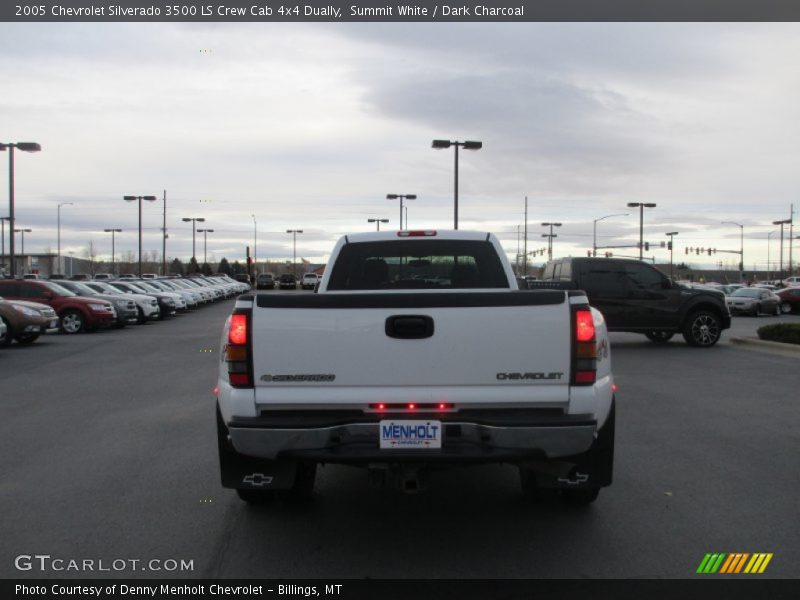 Summit White / Dark Charcoal 2005 Chevrolet Silverado 3500 LS Crew Cab 4x4 Dually