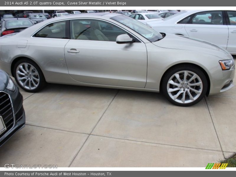 Cuvee Silver Metallic / Velvet Beige 2014 Audi A5 2.0T quattro Coupe