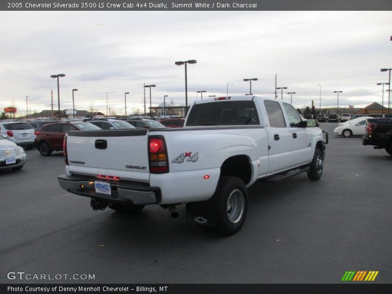 Summit White / Dark Charcoal 2005 Chevrolet Silverado 3500 LS Crew Cab 4x4 Dually