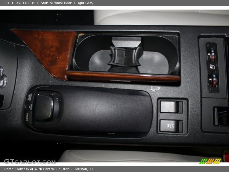 Starfire White Pearl / Light Gray 2011 Lexus RX 350