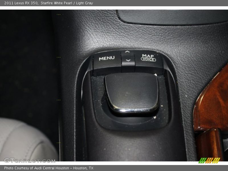 Starfire White Pearl / Light Gray 2011 Lexus RX 350