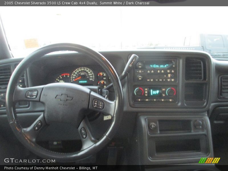 Summit White / Dark Charcoal 2005 Chevrolet Silverado 3500 LS Crew Cab 4x4 Dually