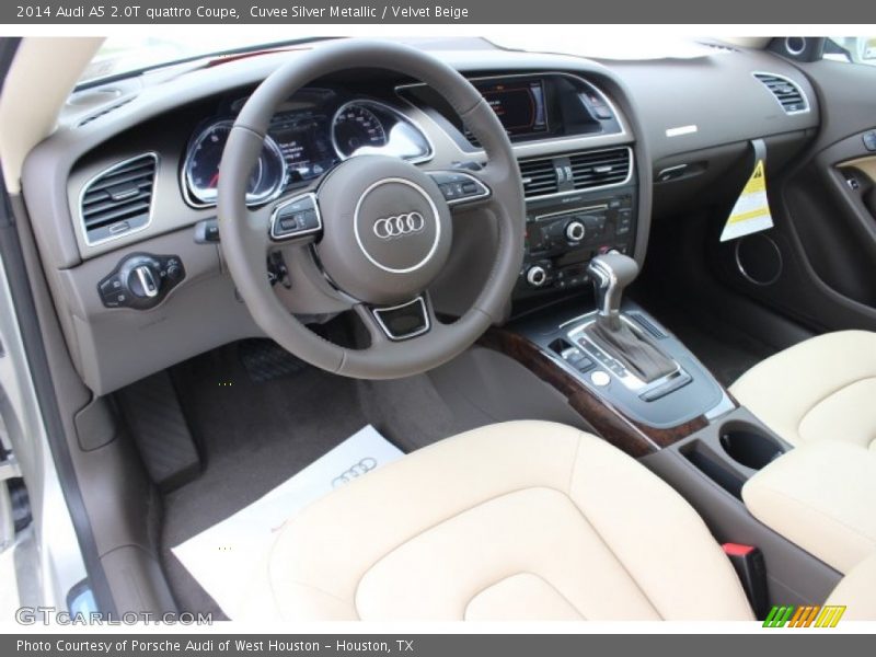 Cuvee Silver Metallic / Velvet Beige 2014 Audi A5 2.0T quattro Coupe