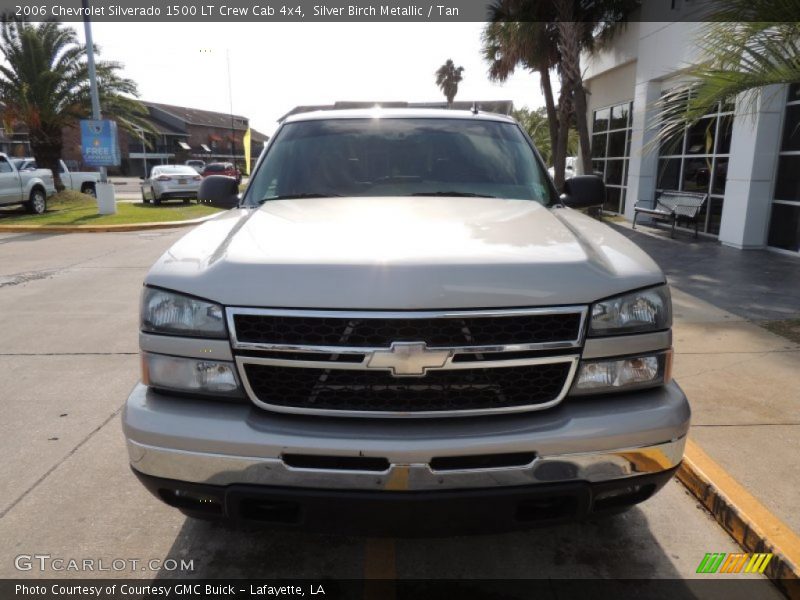 Silver Birch Metallic / Tan 2006 Chevrolet Silverado 1500 LT Crew Cab 4x4