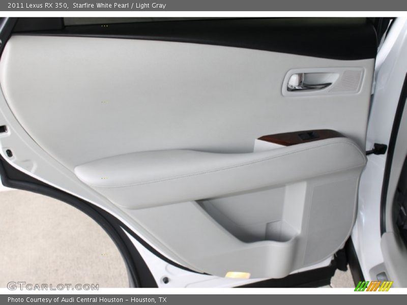 Starfire White Pearl / Light Gray 2011 Lexus RX 350