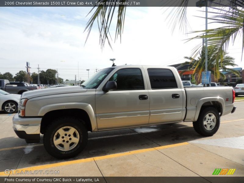 Silver Birch Metallic / Tan 2006 Chevrolet Silverado 1500 LT Crew Cab 4x4