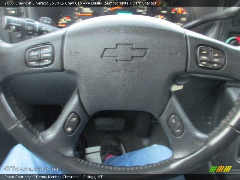Summit White / Dark Charcoal 2005 Chevrolet Silverado 3500 LS Crew Cab 4x4 Dually