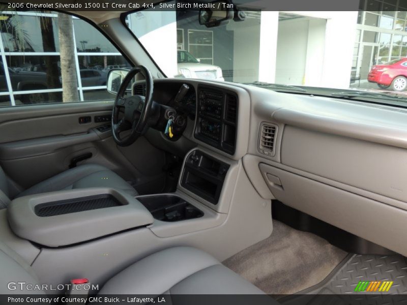 Silver Birch Metallic / Tan 2006 Chevrolet Silverado 1500 LT Crew Cab 4x4