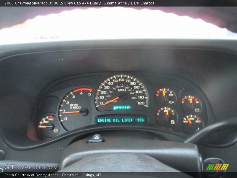 Summit White / Dark Charcoal 2005 Chevrolet Silverado 3500 LS Crew Cab 4x4 Dually