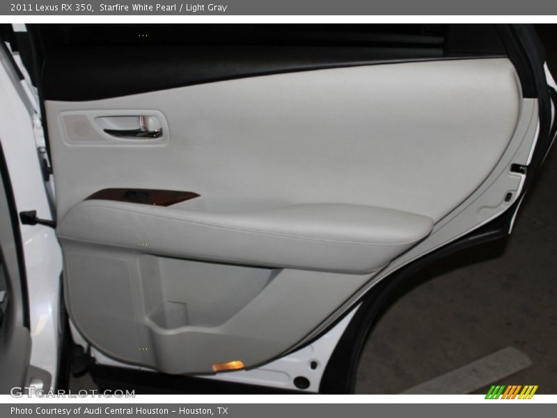 Starfire White Pearl / Light Gray 2011 Lexus RX 350