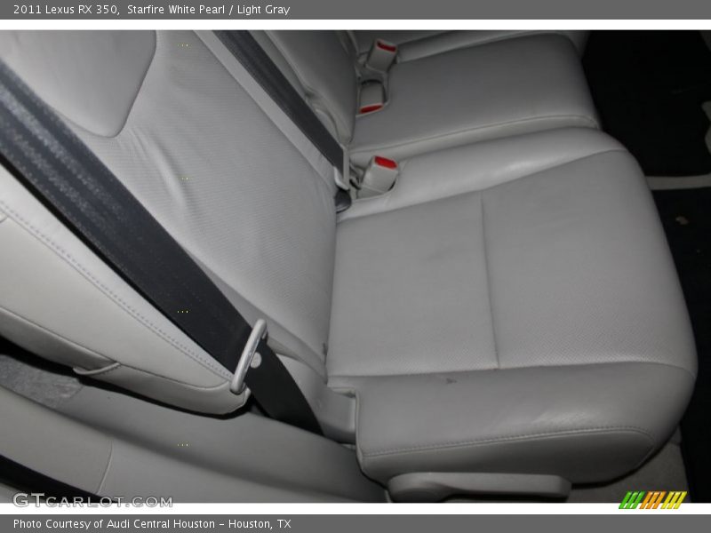 Starfire White Pearl / Light Gray 2011 Lexus RX 350