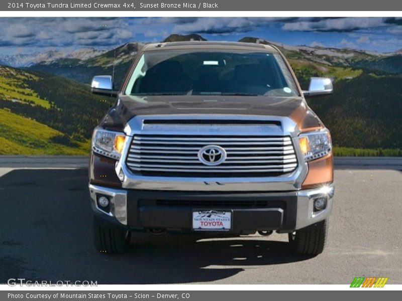 Sunset Bronze Mica / Black 2014 Toyota Tundra Limited Crewmax 4x4