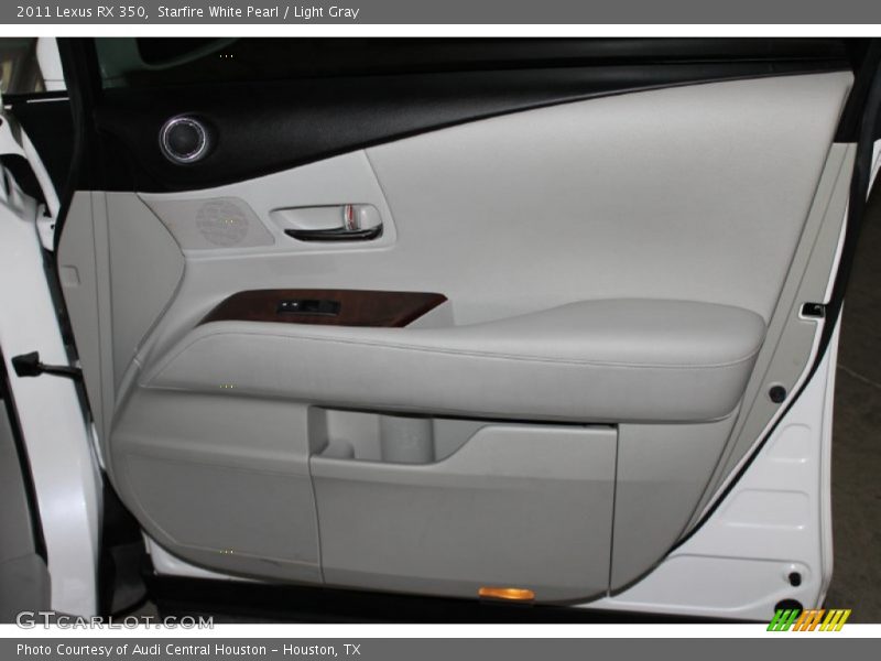 Starfire White Pearl / Light Gray 2011 Lexus RX 350