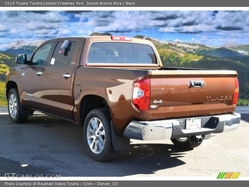 Sunset Bronze Mica / Black 2014 Toyota Tundra Limited Crewmax 4x4