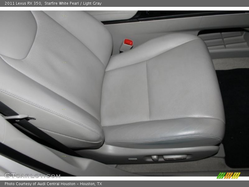 Starfire White Pearl / Light Gray 2011 Lexus RX 350