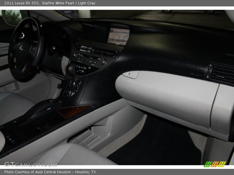 Starfire White Pearl / Light Gray 2011 Lexus RX 350