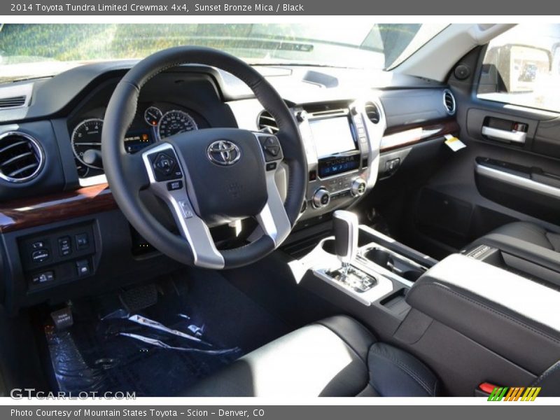 Sunset Bronze Mica / Black 2014 Toyota Tundra Limited Crewmax 4x4