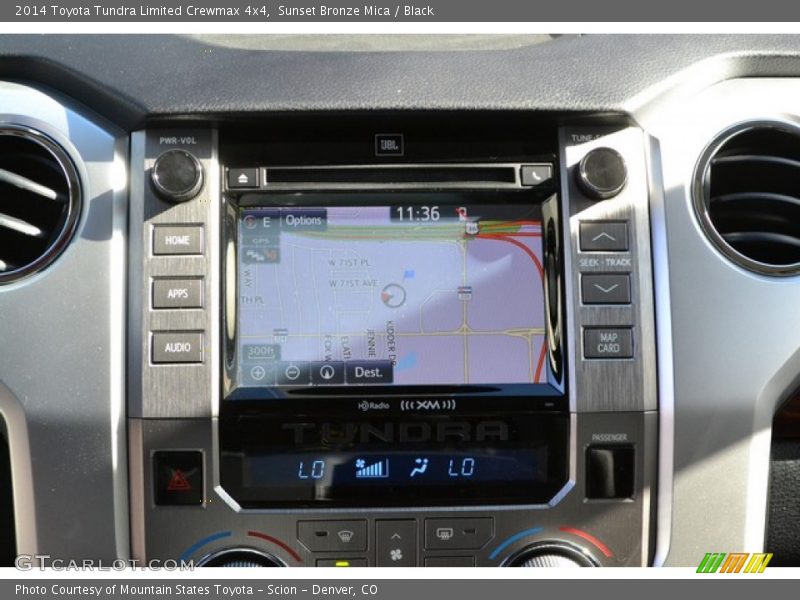 Sunset Bronze Mica / Black 2014 Toyota Tundra Limited Crewmax 4x4
