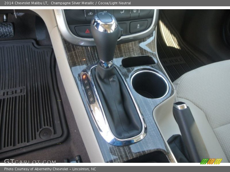 Champagne Silver Metallic / Cocoa/Light Neutral 2014 Chevrolet Malibu LT