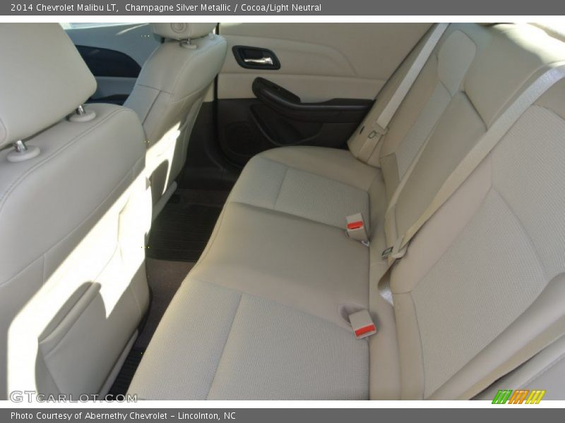 Champagne Silver Metallic / Cocoa/Light Neutral 2014 Chevrolet Malibu LT