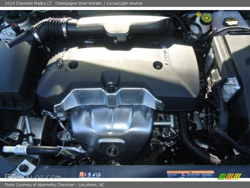 Champagne Silver Metallic / Cocoa/Light Neutral 2014 Chevrolet Malibu LT